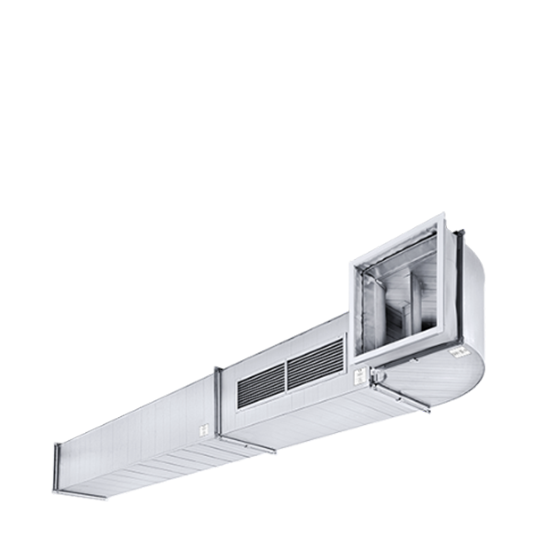 Entrauchungsleitung XDuct® aus verzinktem Stahlblech, geprüft nach DIN EN 12101‑7 mit CE‑Kennzeichnung