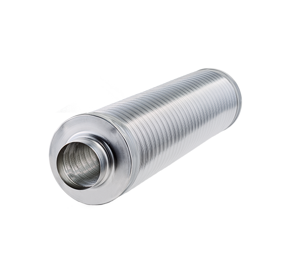 Flexschalldämpfer zur Schallreduzierung in runden Luftleitungen